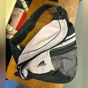 Pink & Black Adidas Sling Bag